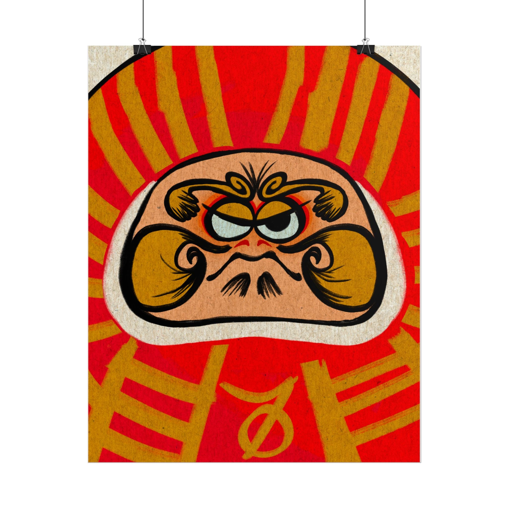 "JOGBON DARUMA" PRINT