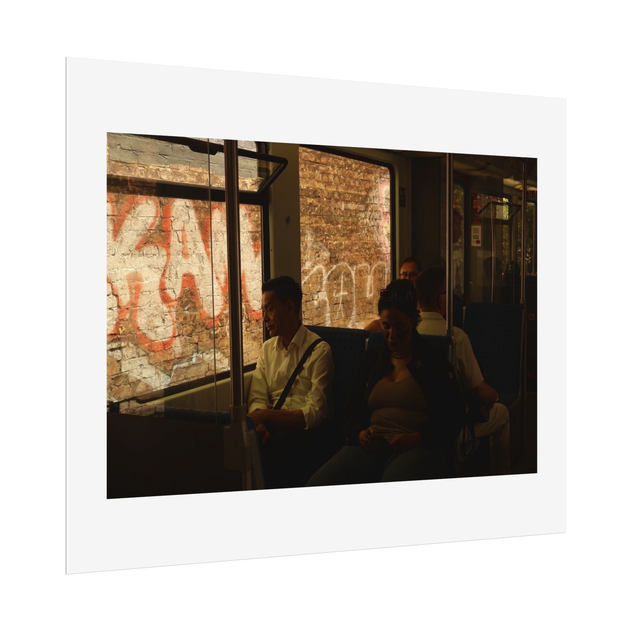 "5PM IN BERLIN" PRINT WITH PASSEPARTOUT