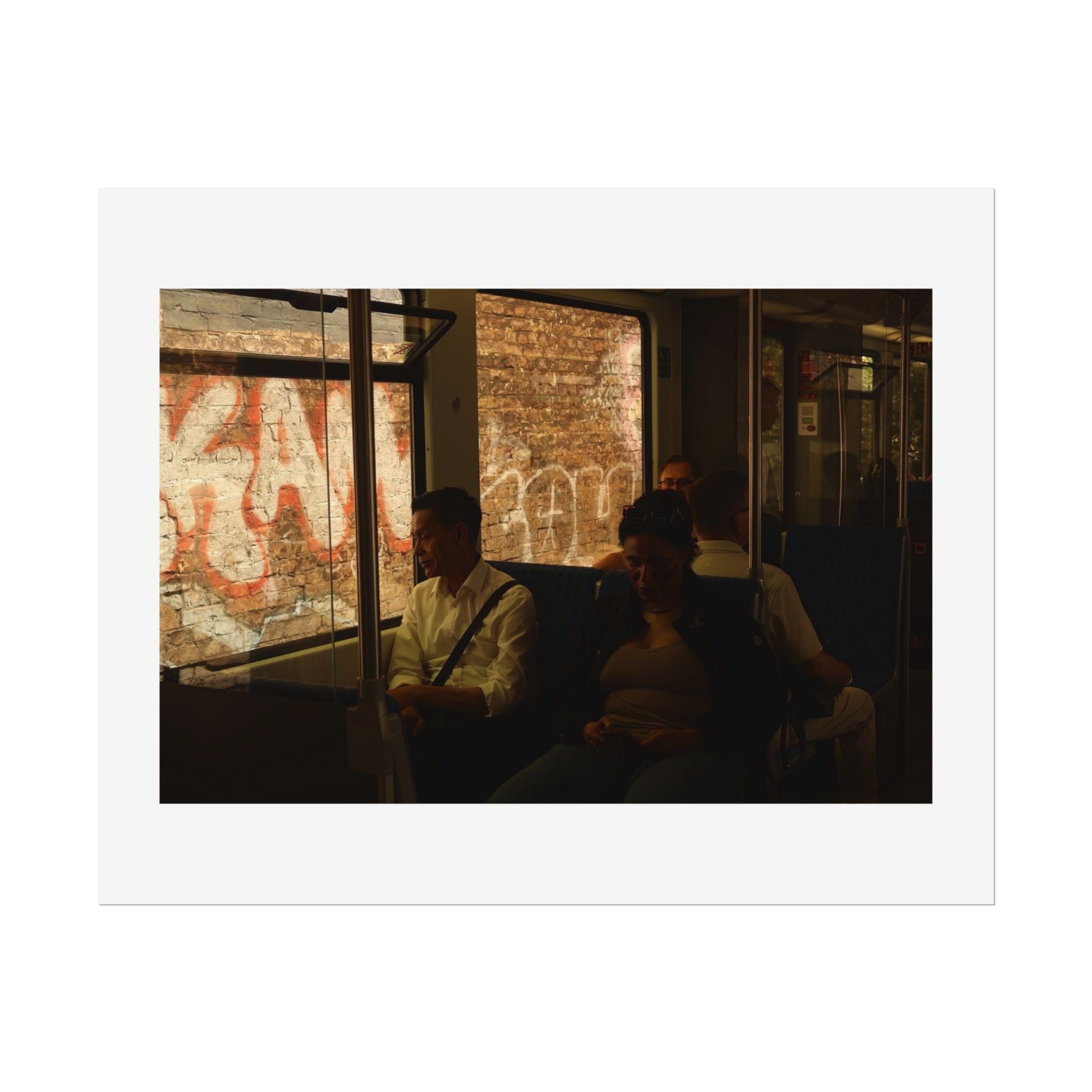 "5PM IN BERLIN" PRINT WITH PASSEPARTOUT