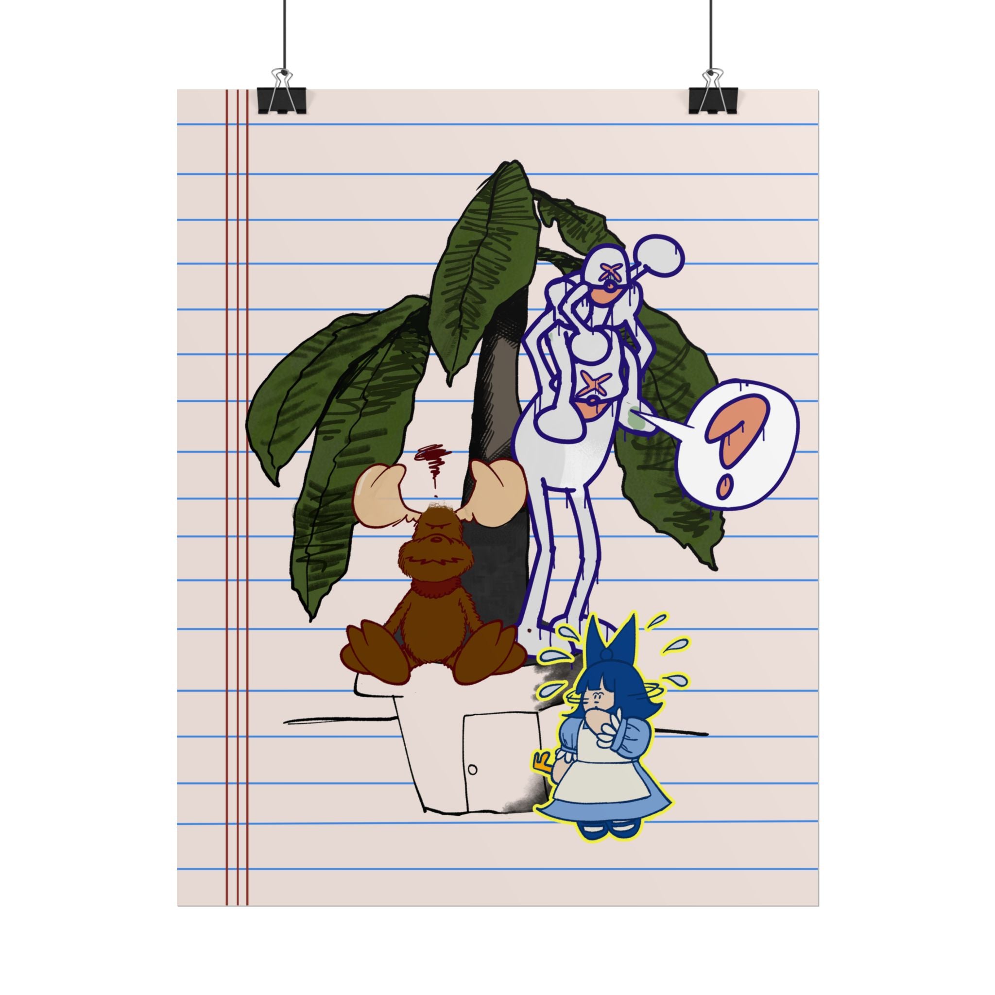 "UMATASIA" PRINT (WHITE)