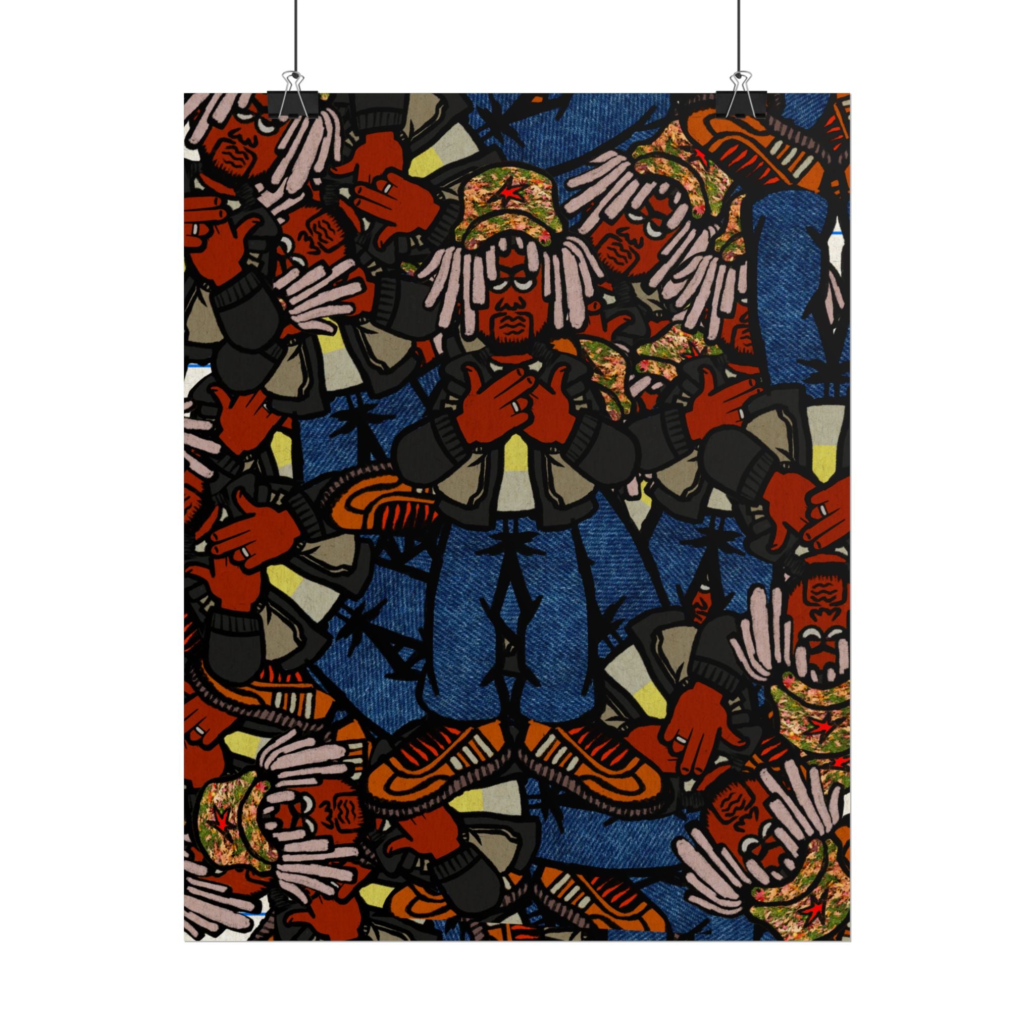 "TEME COLLAGE" PRINT